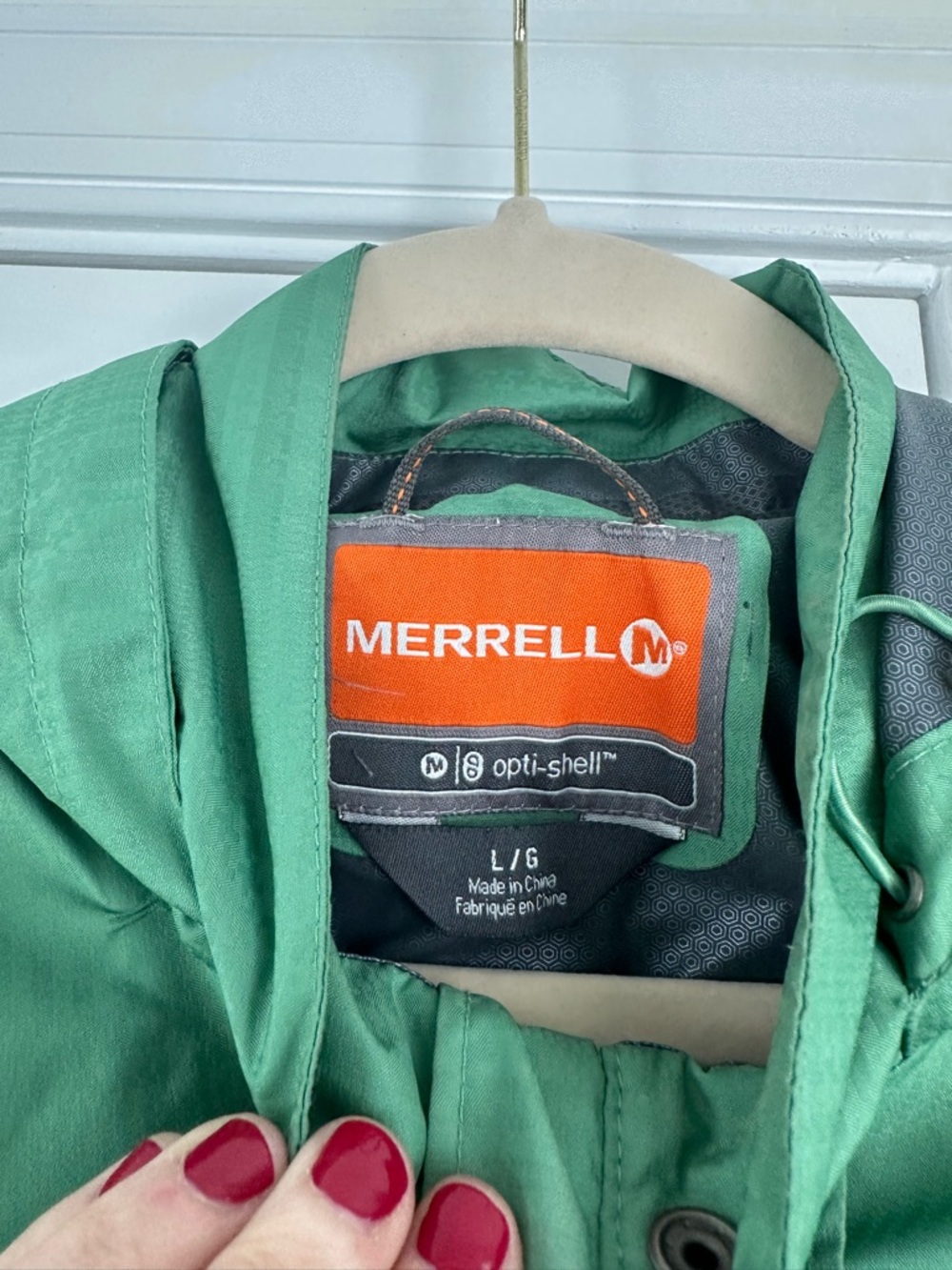 Merrell Women's rain jacket green large - Picture 4 of 9